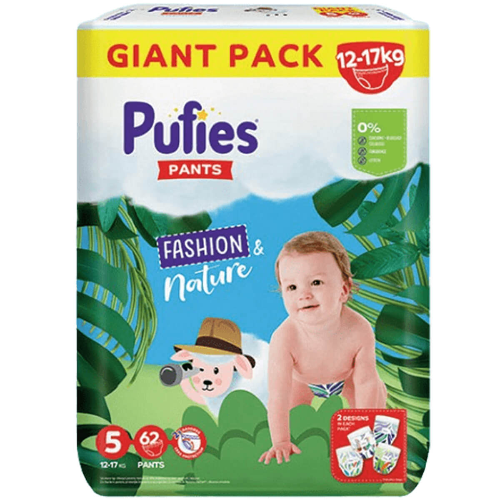 Памперс Гащички PUFIES Pants GP 5 Junior (12-17кг) 62бр 1