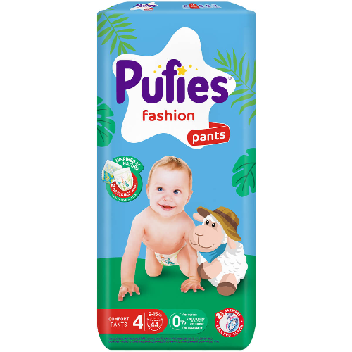 Памперс Гащички PUFIES Pants MP 4 Maxi (9-15кг) 44бр 1