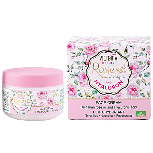 Дневен Крем за Лице VICTORIA BEAUTY Roses Hyaluron 50мл 1