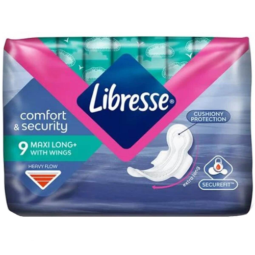 Дамски Превръзки LIBRESSE Maxi Long 9бр 1