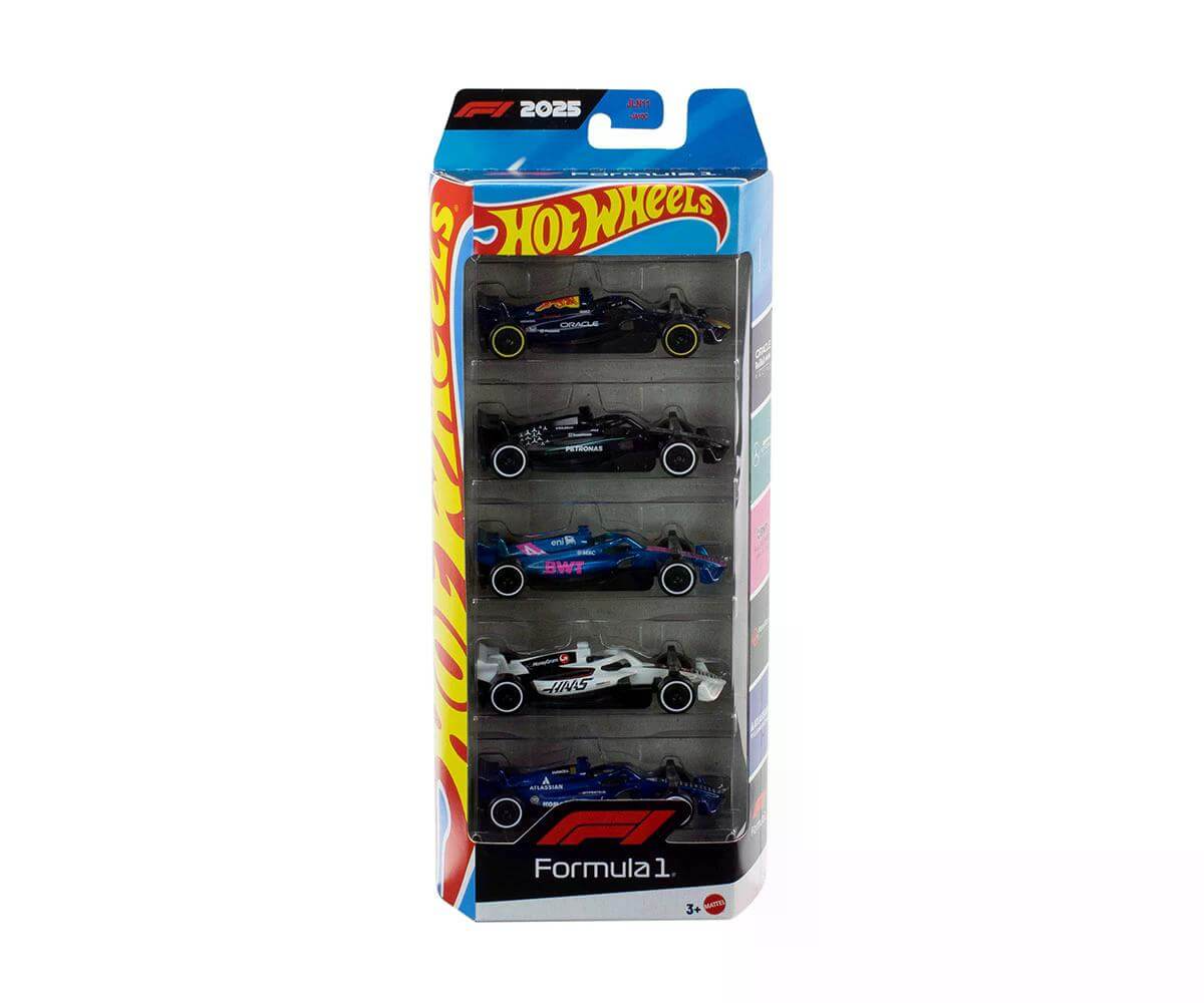 Hot Wheels Формула 1 &ndash; комплект 5 колички (1:64) 1