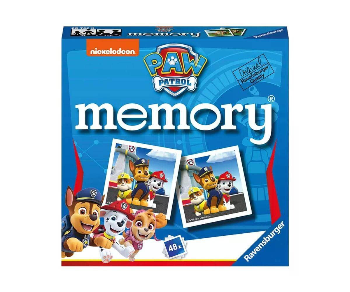 Ravensburger - Игра Мемори карти 48 броя - Пес Патрул 1