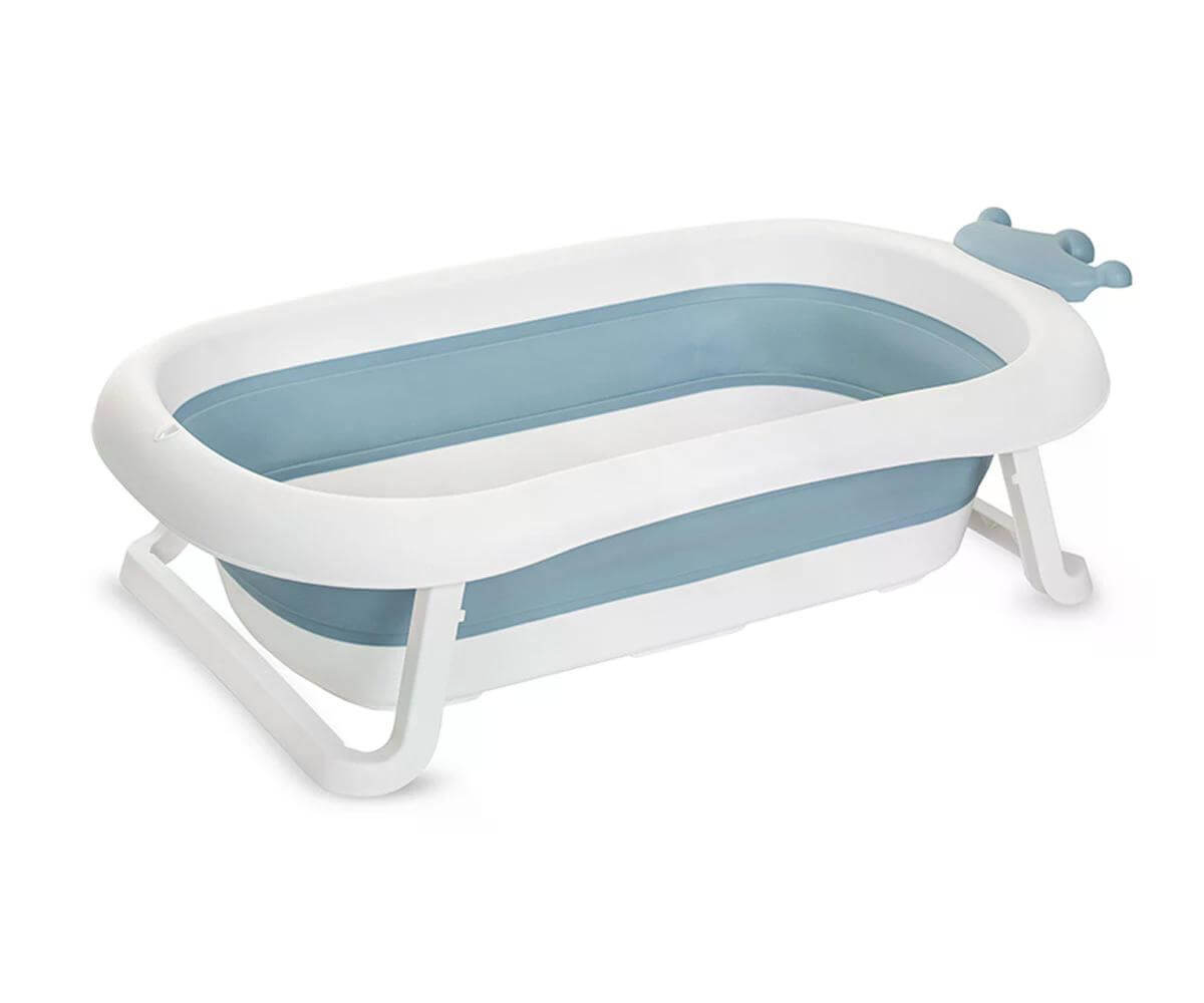 Lorelli Bath Сгъваема вана с оттичане 83см Royal nordic blue -M 1