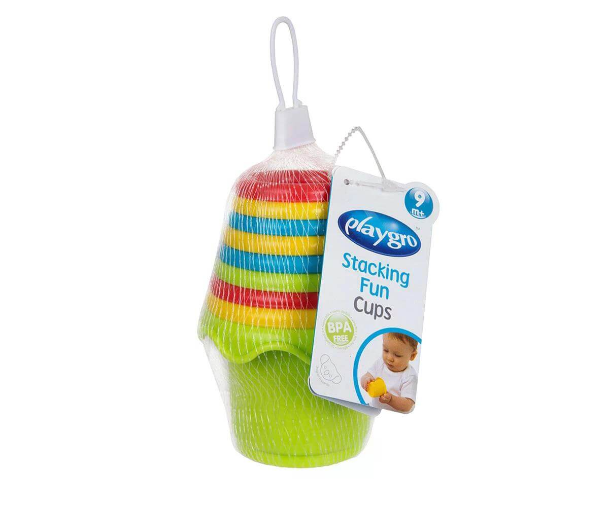 Playgro - Забавни чаши за игра, 9м+ 1