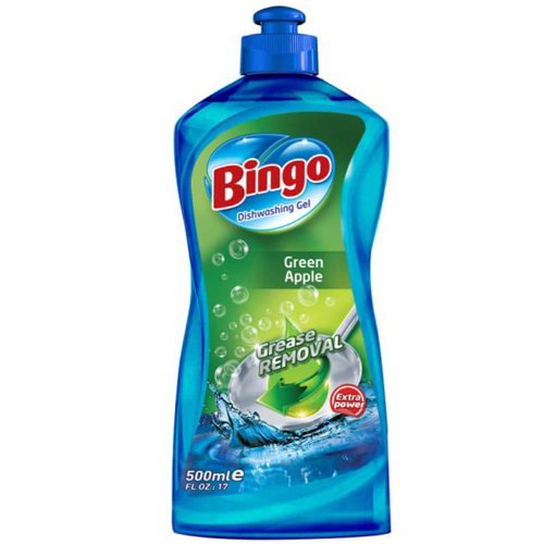 Препарат за Съдове BINGO Green Apple 500мл 1