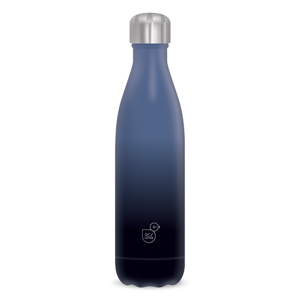 Термо бутилка Gradient Black and Blue Ars Una 1