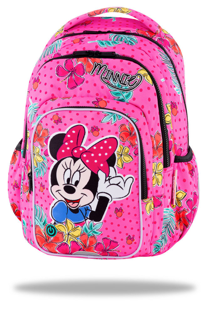 Ученическа светеща раница Spark L Minnie Tropical LED 1