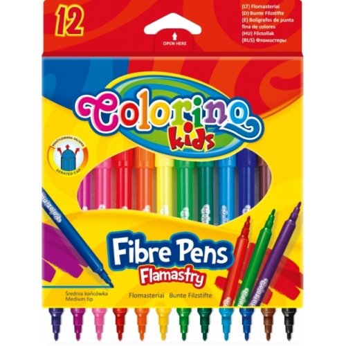 Флумастери 12 цвята Colorino 1