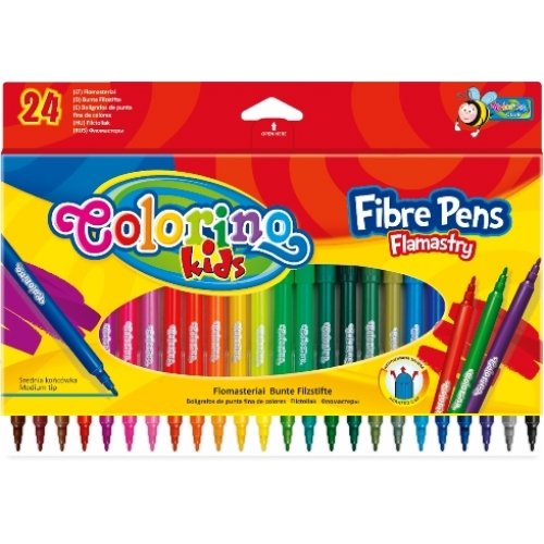 Флумастери 24 цвята Colorino 1