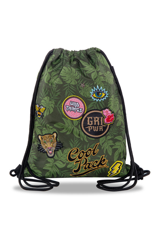 Спортна торба Coolpack SPRINT Badges G`Green 1