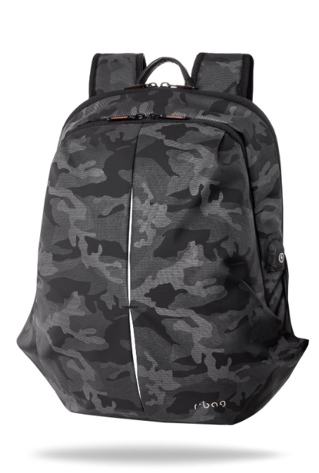 Бизнес раница за лаптоп r-bag USB Kick Camo 1