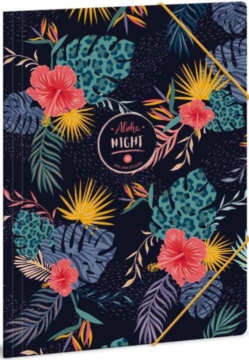 Папка с ластик А4 Ars Una Aloha night (5088) 1