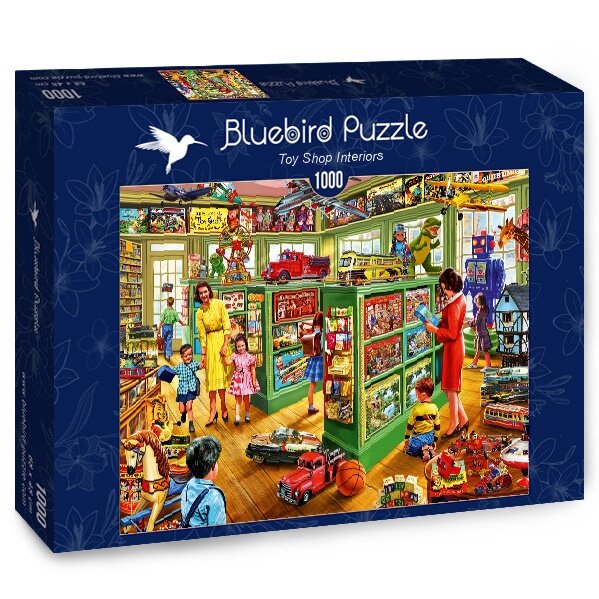 Пъзел Bluebird от 1000 части - Винтидж магазин за играчки 1