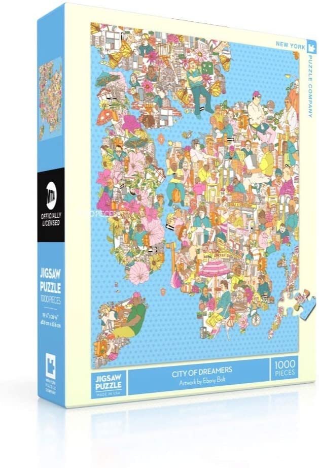 Пъзел New York Puzzle от 1000 части - Градът на мечтатели 1