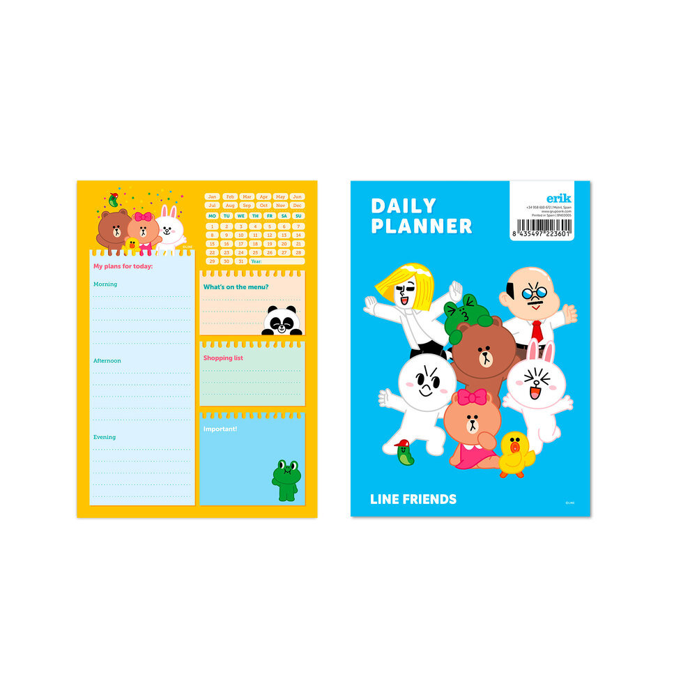 Седмичен планер А5 LINE FRIENDS 1