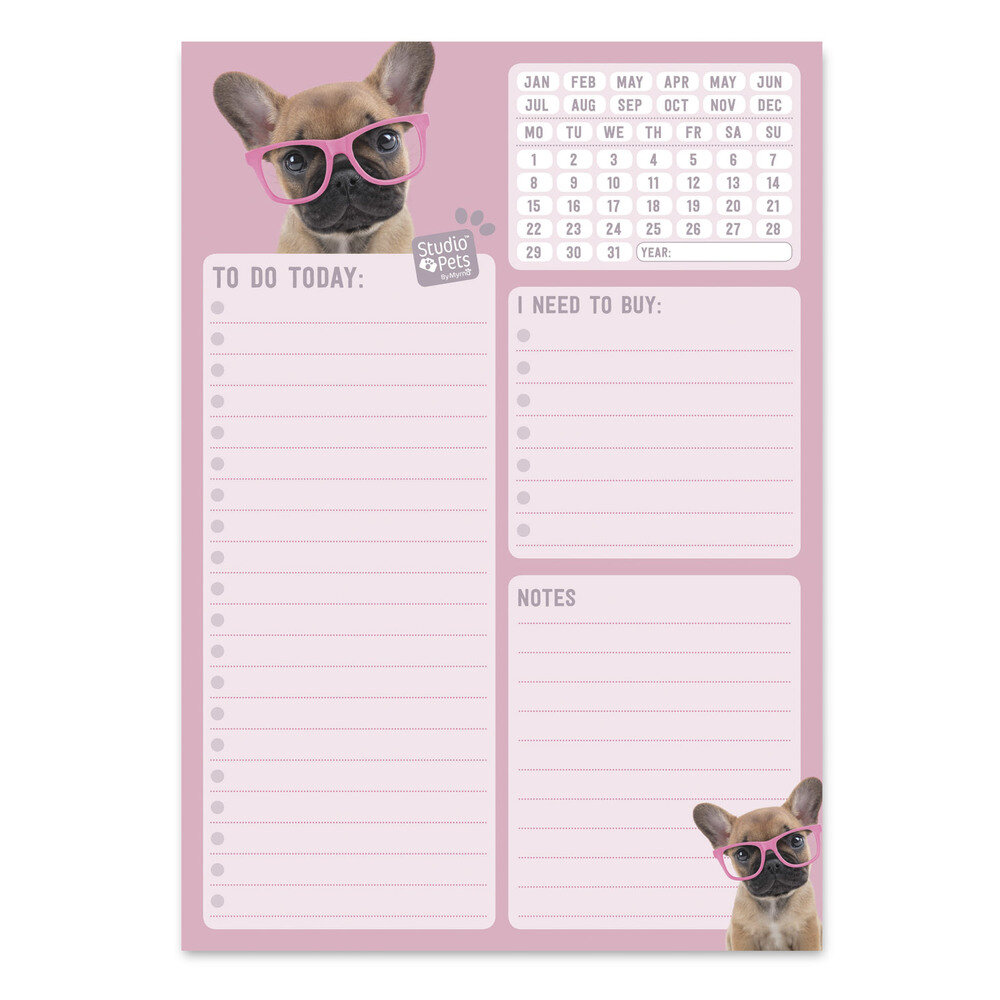 Седмичен планер STUDIO PETS Dogs Fashion 1