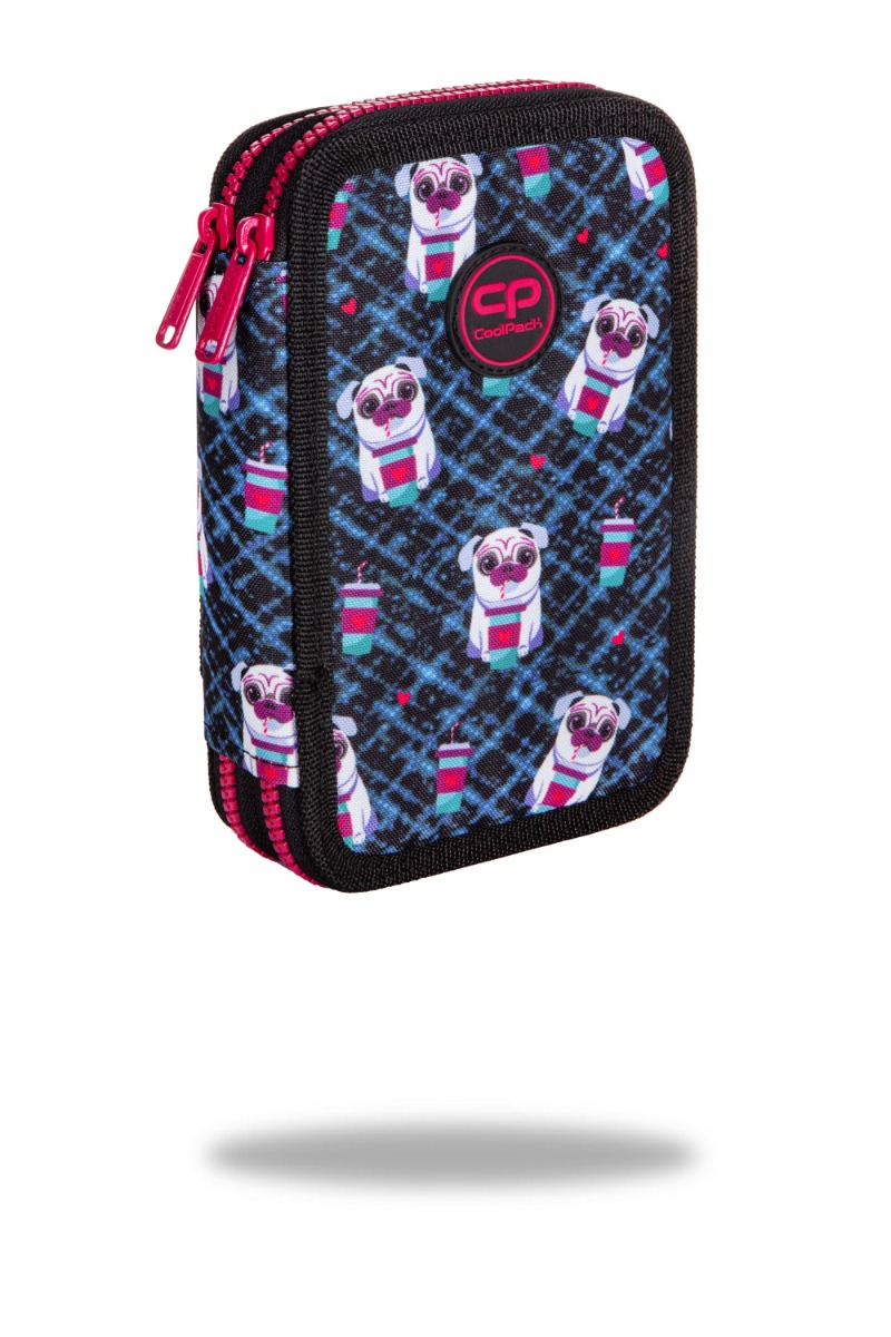 Несесер с два ципа пълен COOLPACK - JUMPER 2 - Dogs to go 1