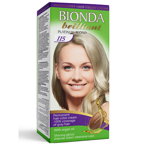 Боя за Коса BIONDA BRILLIANT №115 Платинено Рус 50мл 1