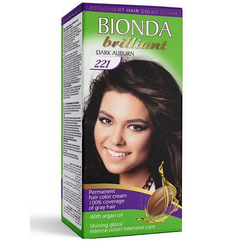Боя за Коса BIONDA BRILLIANT №221 Тъмен Кестен 50мл 1