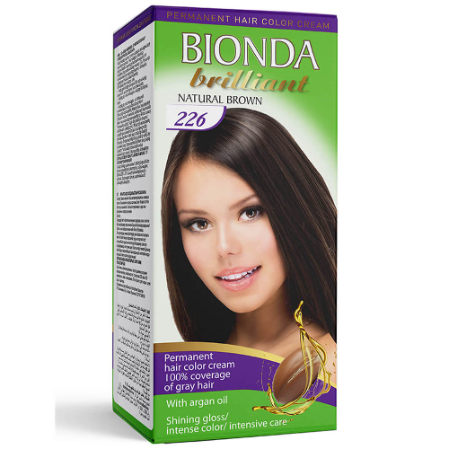 Боя за Коса BIONDA BRILLIANT №226 Натурално Кафяв 50мл 1