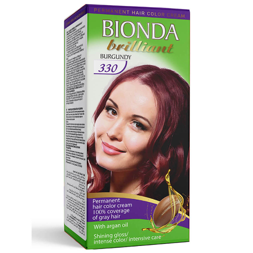 Боя за Коса BIONDA BRILLIANT №330 Бургунди 50мл 1