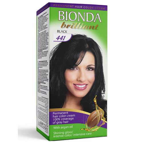 Боя за Коса BIONDA BRILLIANT №441 Черен 50мл 1