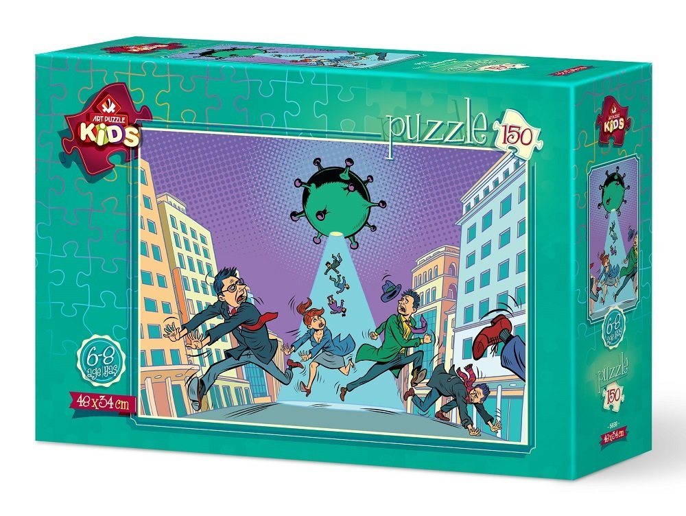Детски пъзел Art Puzzle 150 части Вирусът атакува 1