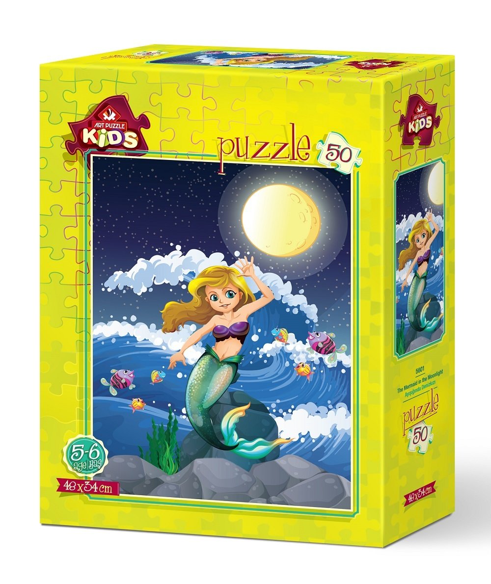 Детски пъзел Art Puzzle 50 части Русалка 1