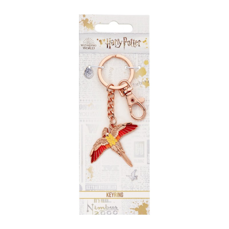 Harry Potter Fawkes метален ключодържател 1