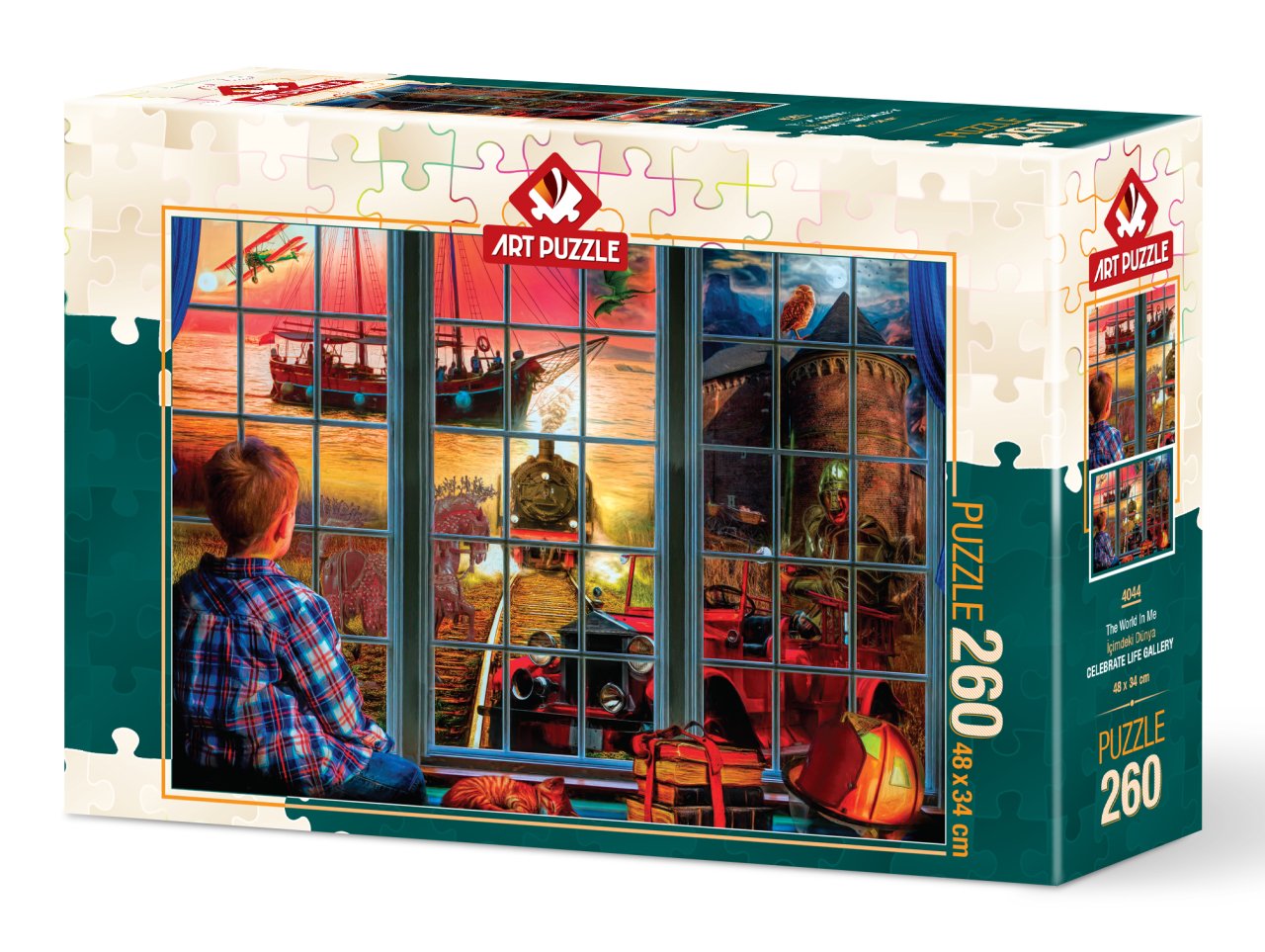 Пъзел Art Puzzle от 260 части - Светът, вътр 1