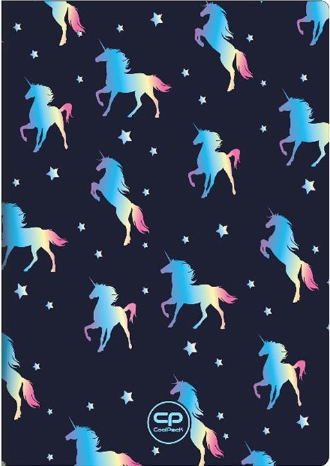 Тетрадка А5 Coolpack мека корица PP 60 л. ред Blue unicorn 1