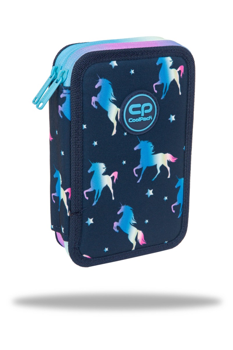 Ученически несесер с пособия COOLPACK - JUMPER 2 - Blue unicorn 1