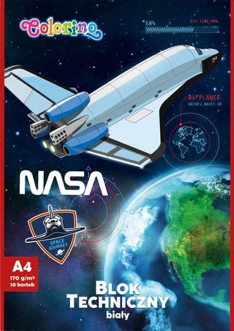 Блок за рисуване A4 10 л. 170 г Nasa Colorino 1