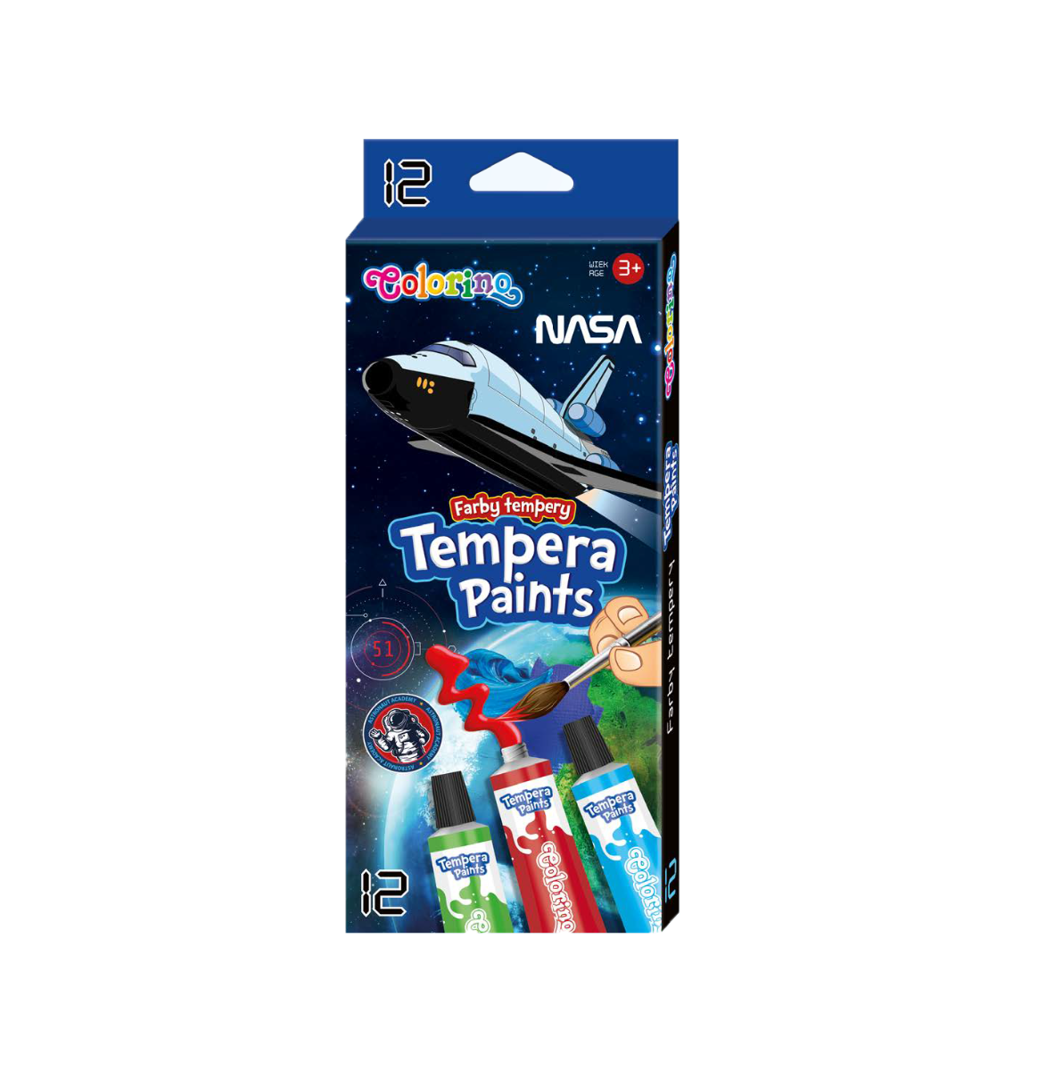 Темперни бои 12 цв. Nasa Colorino 1