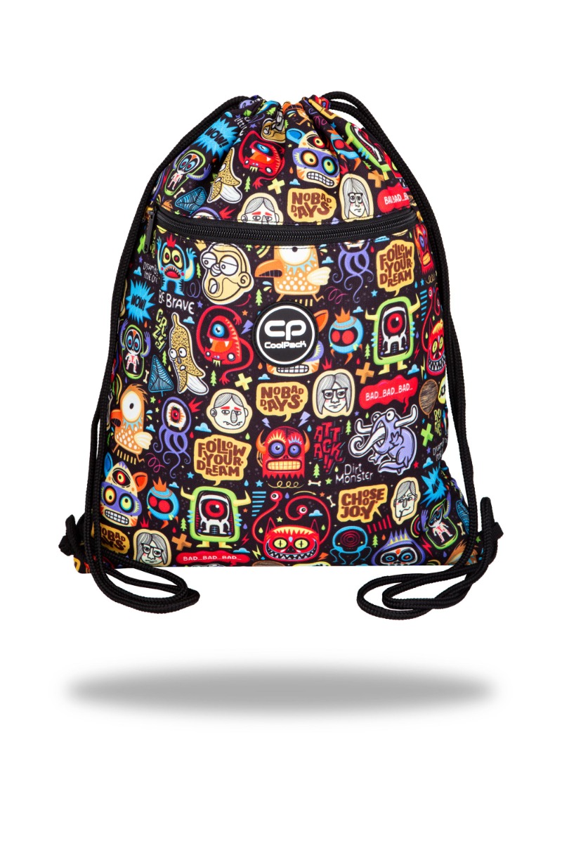 Спортна торба Coolpack - Vert - Scary Stickers 1
