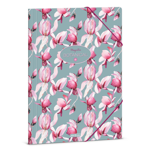 Папка с ластик Ars Una Rosy Magnolia (5252) 1