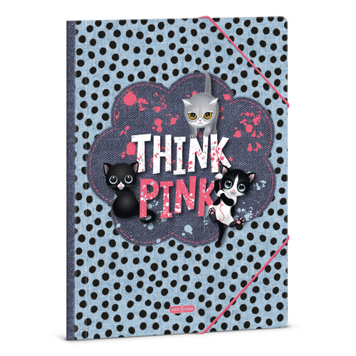 Папка с ластик Ars Una Think-Pink (5285) 1