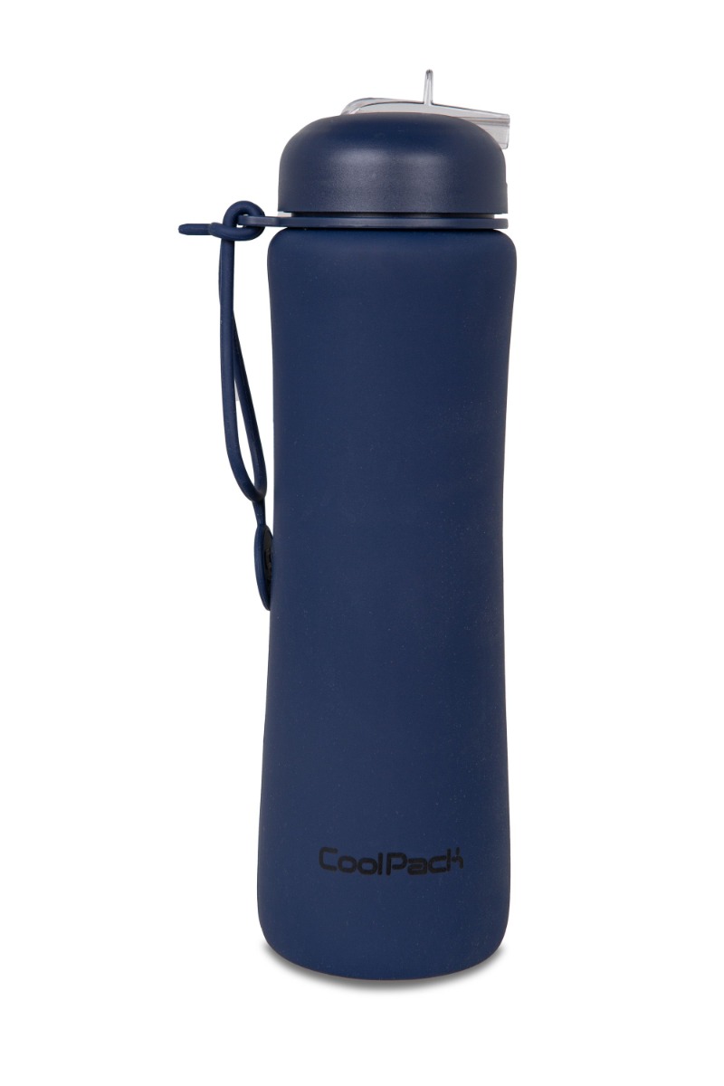 Сгъваема силиконова бутилка COOLPACK - PUMP - rpet Blue 1