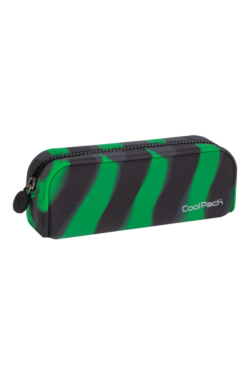 Силиконов несесер Coolpack - Tube - Boys Zebra Green 1