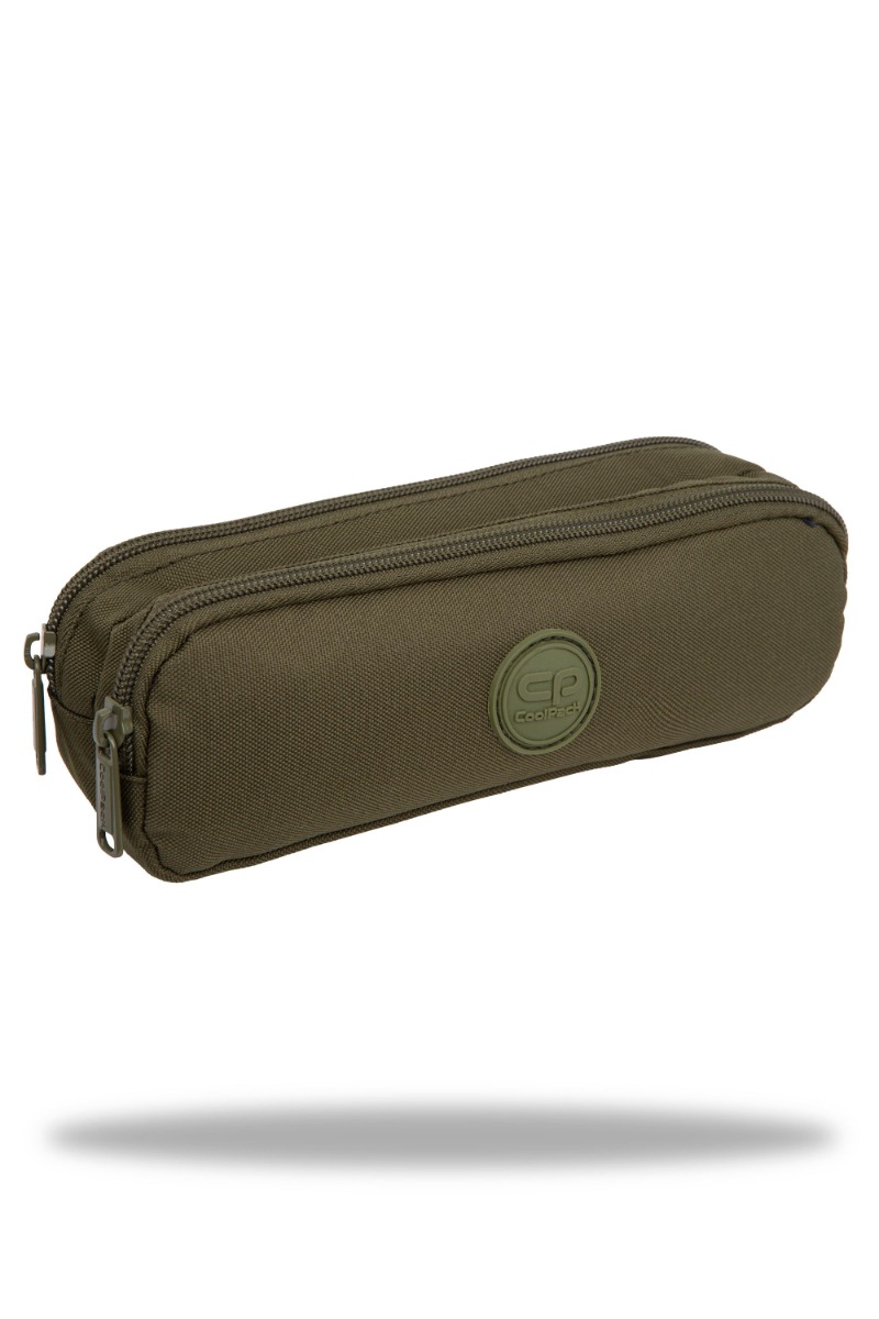 Ученически несесер с два ципа COOLPACK - CLIO - rpet OLIVE 1