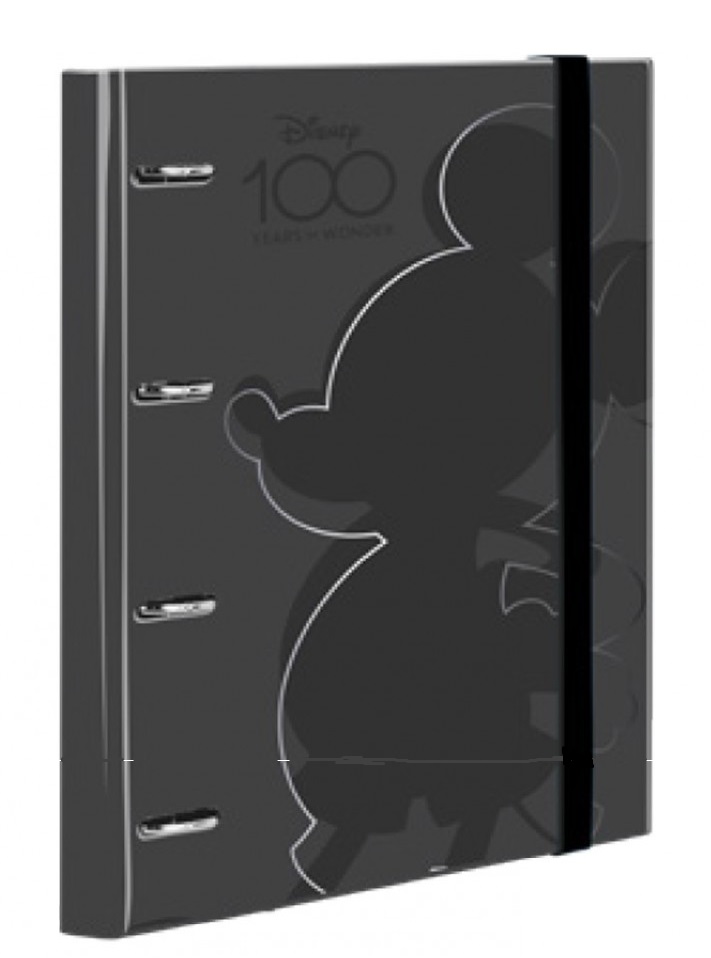 Класьор А4 с пълнеж Disney 100 Black-1 1