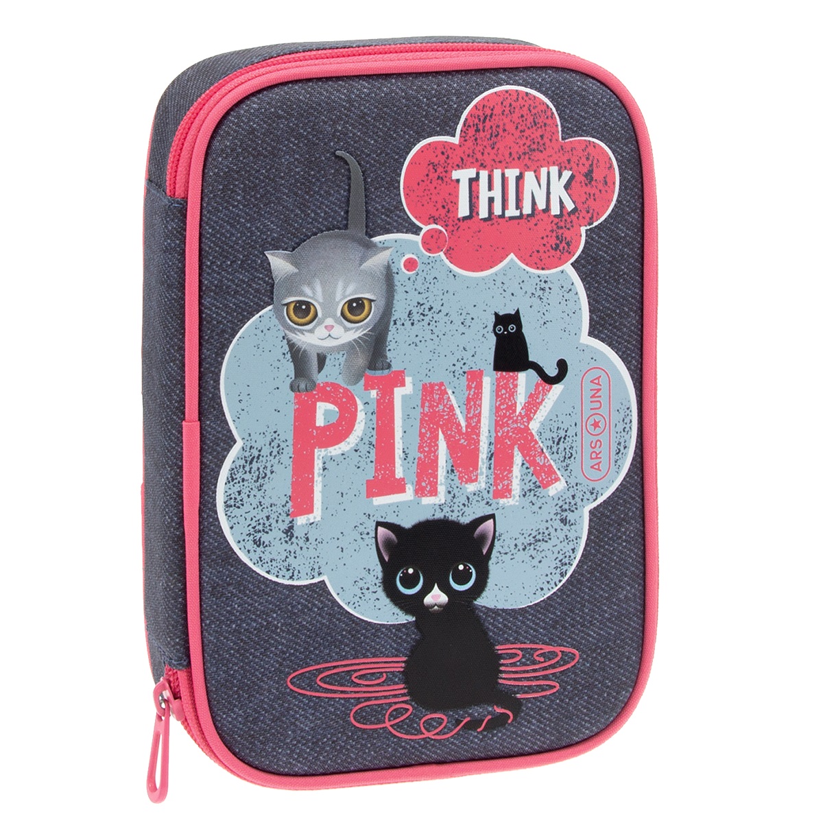 Несесер един цип две нива Ars Una Think-Pink (5285) 23 1