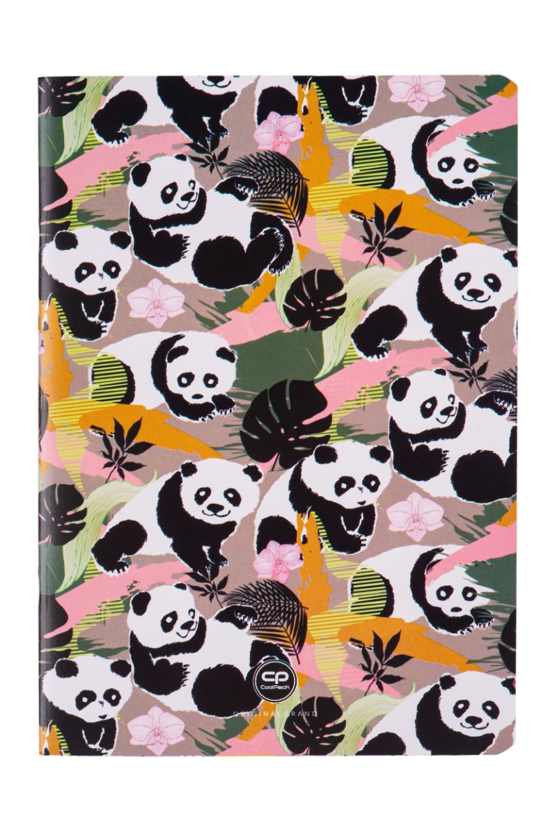 Тетрадка А5 Coolpack мека корица PP 32 л. ред Panda Gang 1