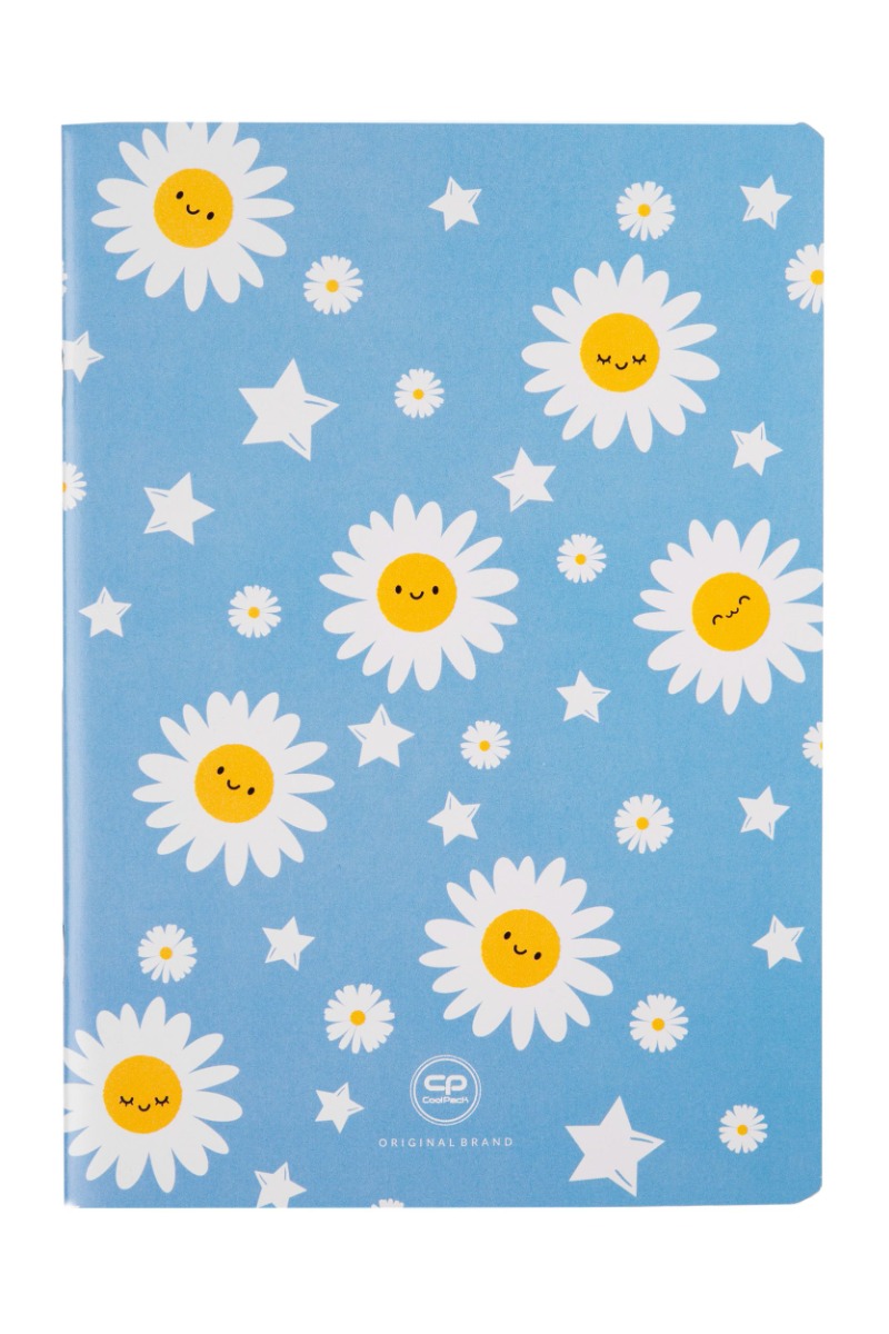Тетрадка А5 Coolpack мека корица PP 32л. квадратчета Daisy Sun 1