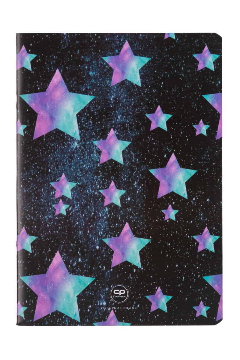 Тетрадка А5 Coolpack мека корица PP 32л. квадратчета Star Night 1