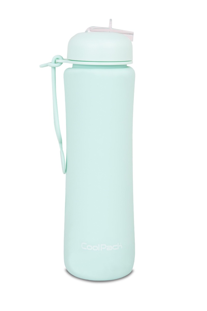 Сгъваема силиконова бутилка COOLPACK - PUMP - Powder mint