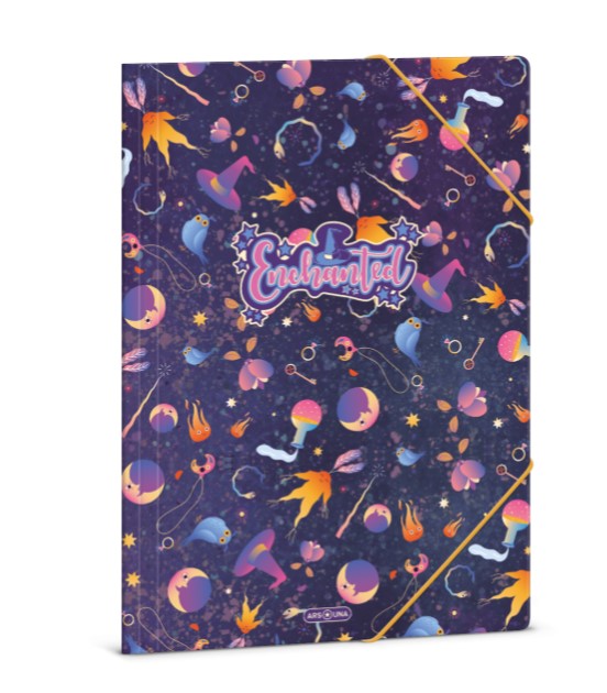 Папка с ластик A4 - ARS UNA - Enchanted (5350) 24 1