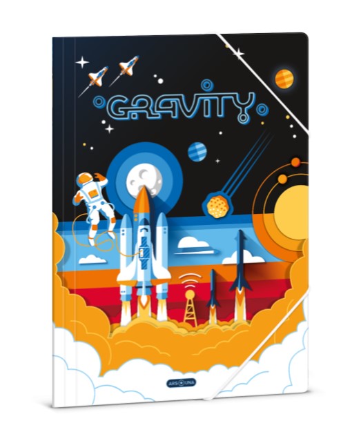 Папка с ластик A4 ARS UNA Gravity (5367) 24 1