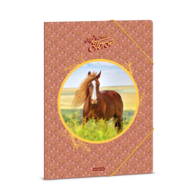 Папка с ластик A4 - ARS UNA - My Sweet Horse (5358) 24 1