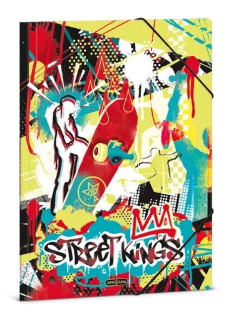 Папка с ластик A4 - ARS UNA - Street Kings (5357) 24 1